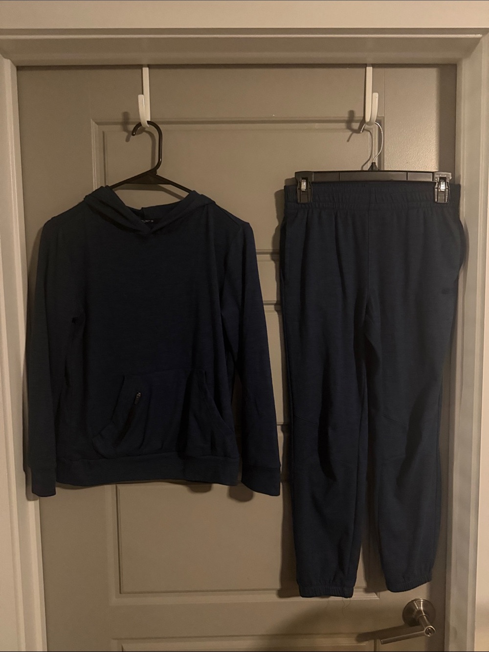 Layer 8 Navy Blue Kids Hoodie And Jogger Pants
